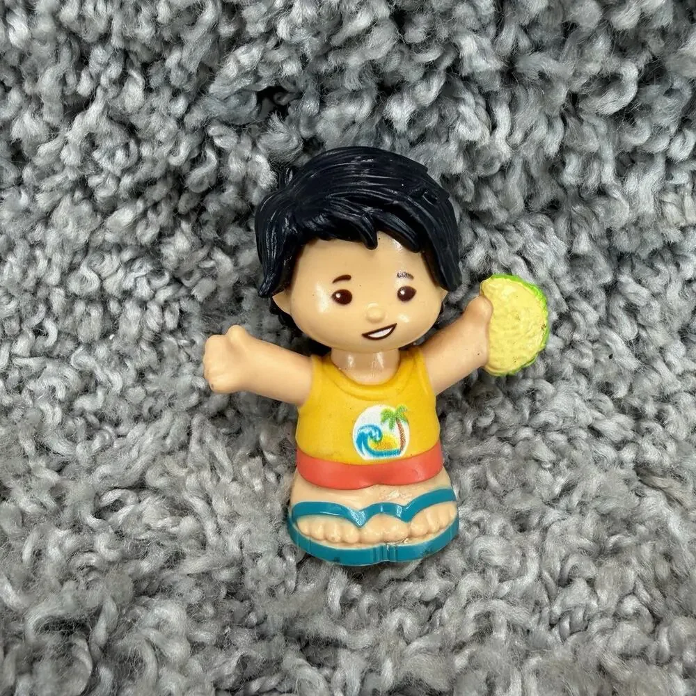Fisher Price Little People Figure Boy Taco Truck Surfer Beach Replacement Toy